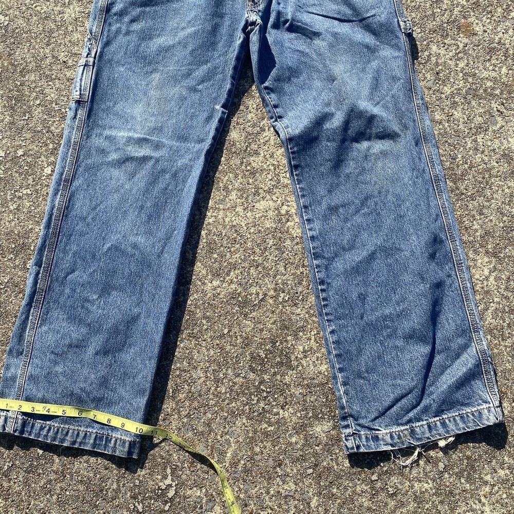 VTG Levi Strauss Signature Carpenter Jean 36x32 Wide Leg 90s Y2K Baggy VGC - Picture 4 of 14